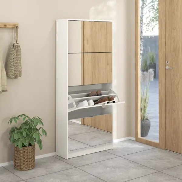 Bally Shoe Cabinet - White