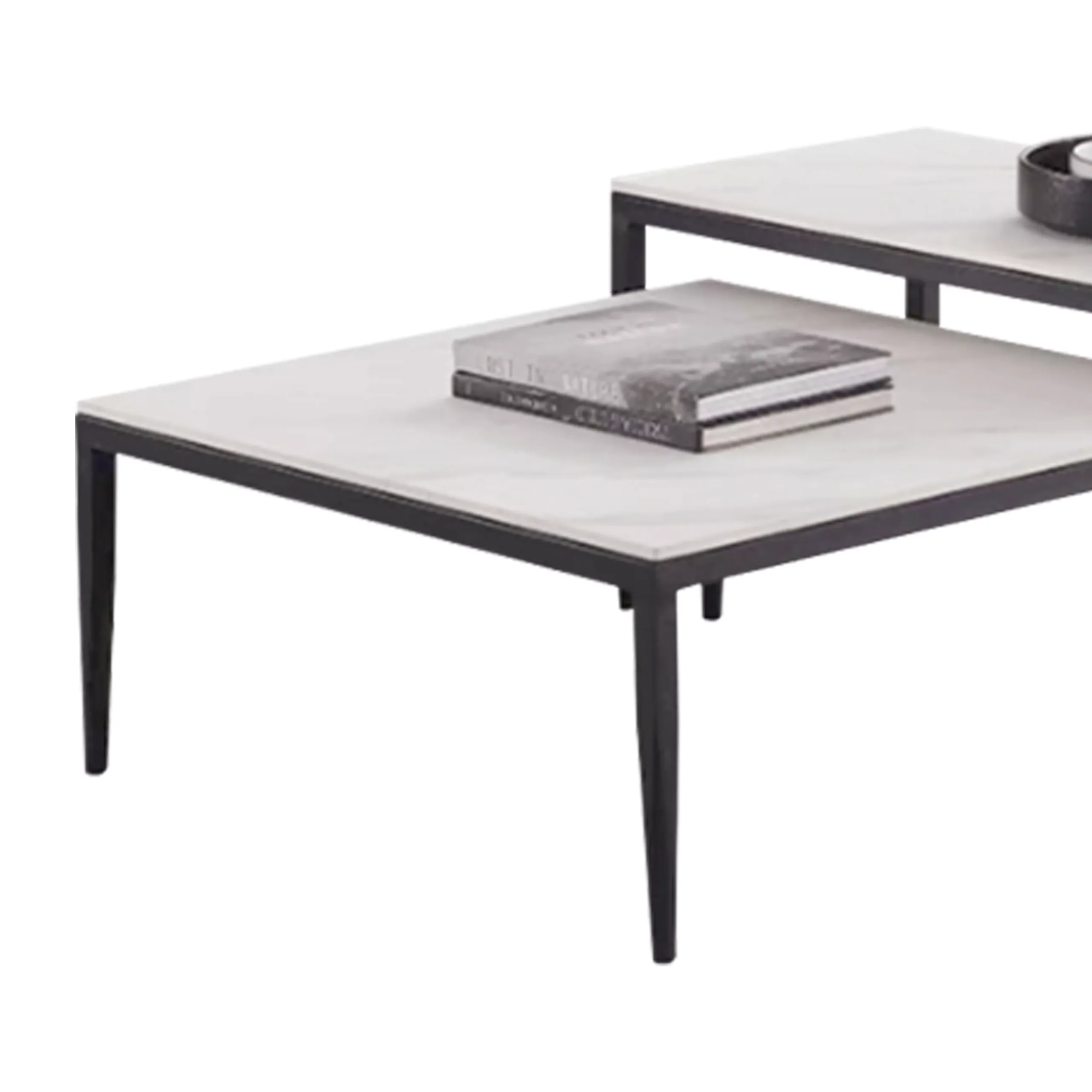 Macha Square Coffee Table Set White 3 United Furniture