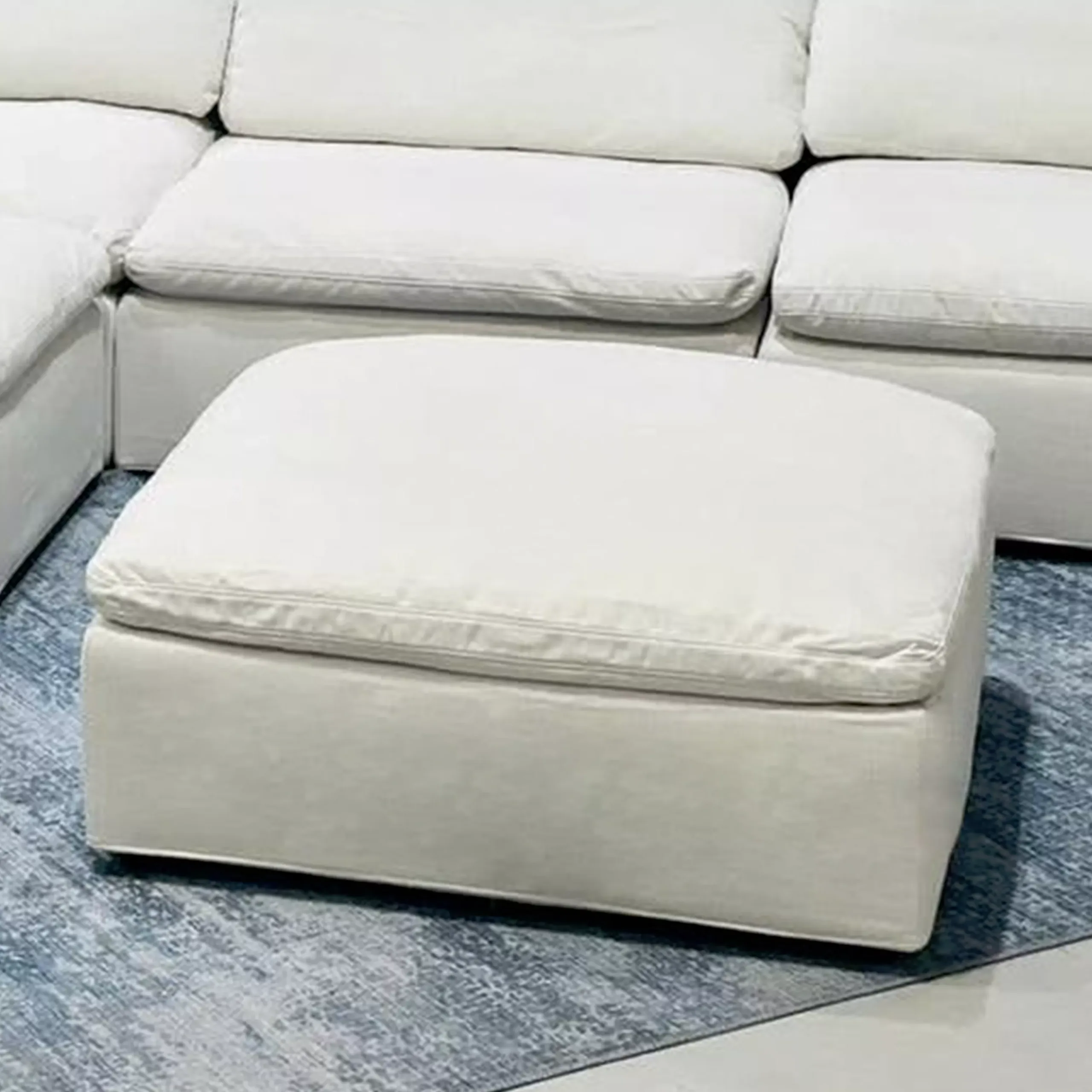 Aldana Ottoman Beige United Furniture