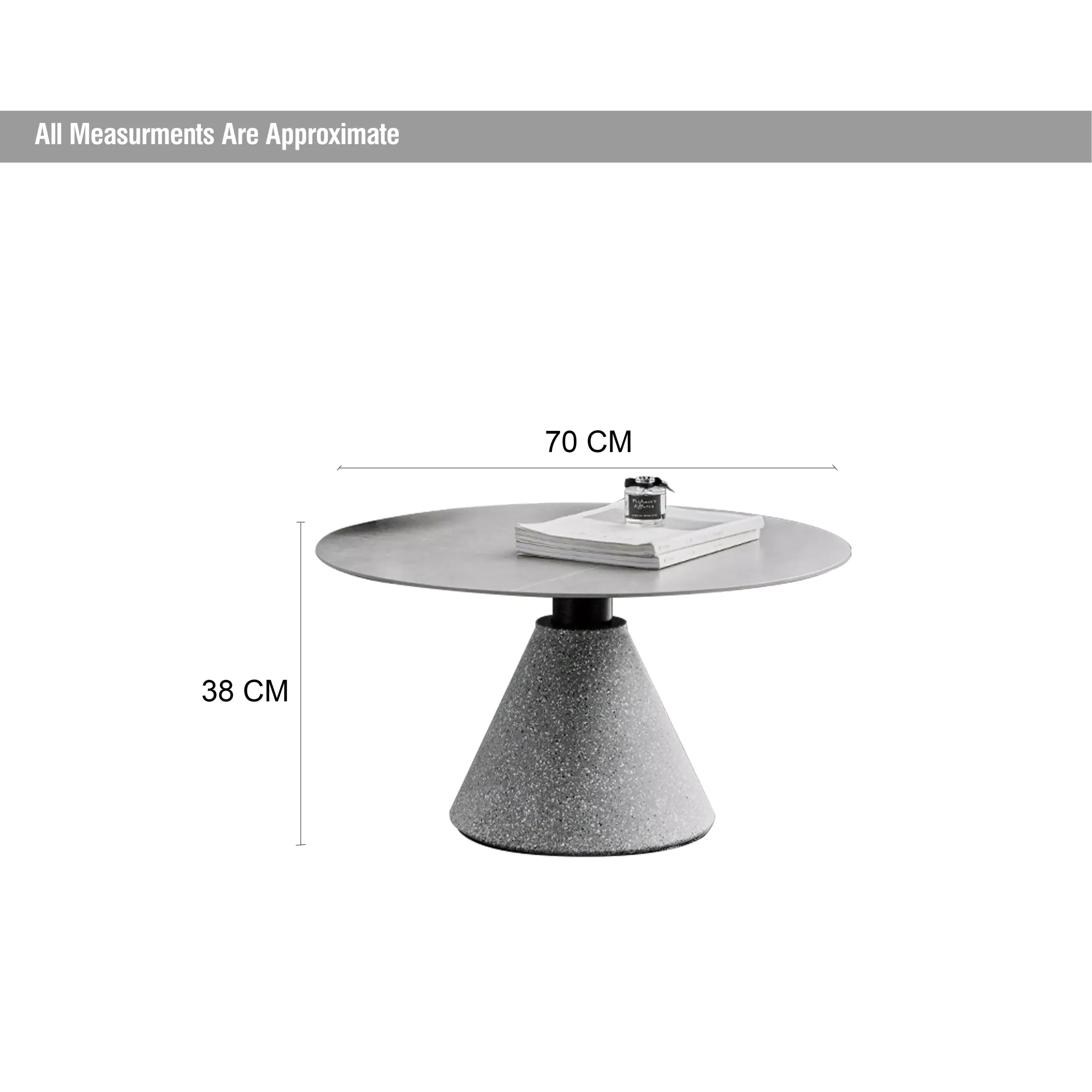 Janis Round Coffee Table Dim United Furniture