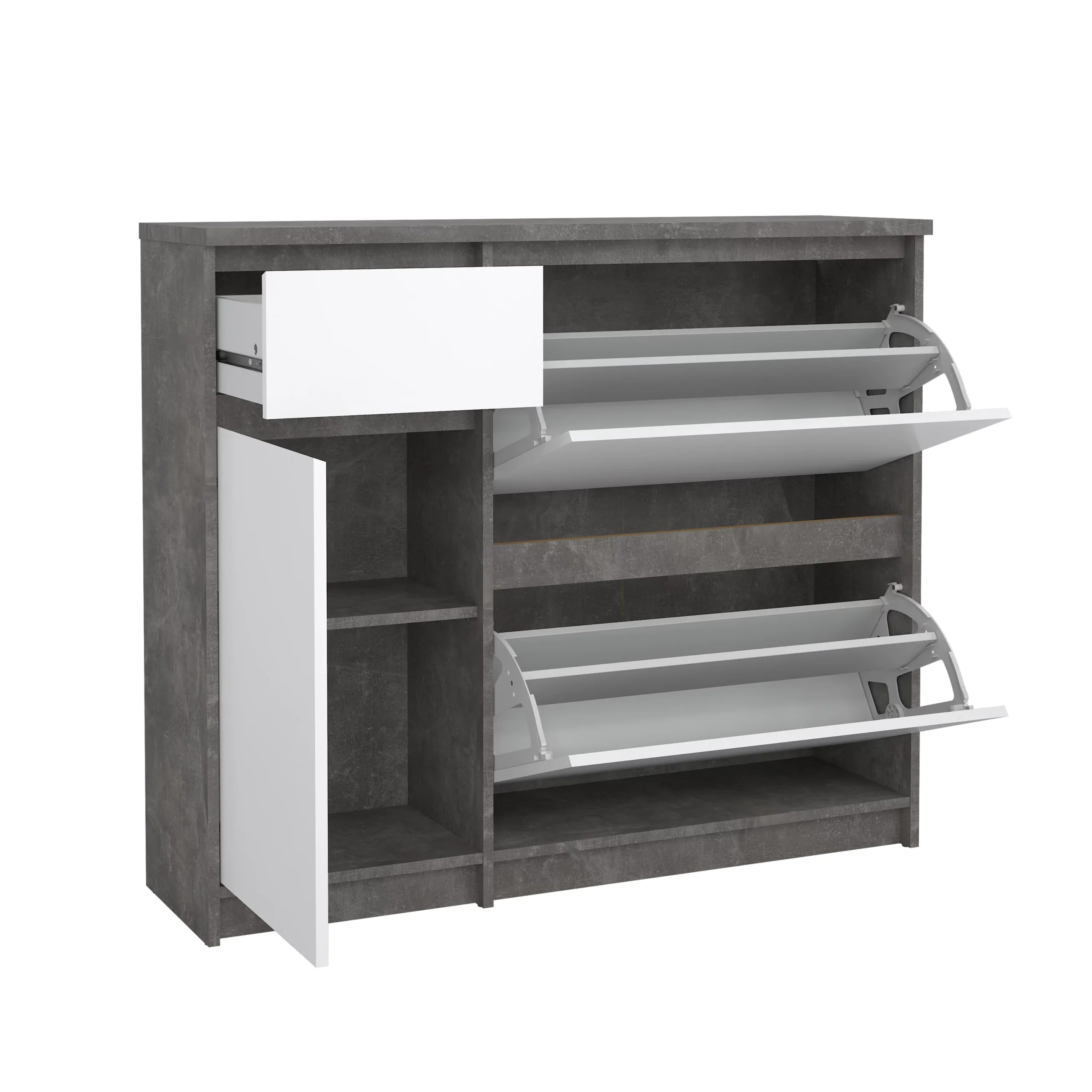 Naia Shoe Cabinet Bhgw Sopen United Furniture