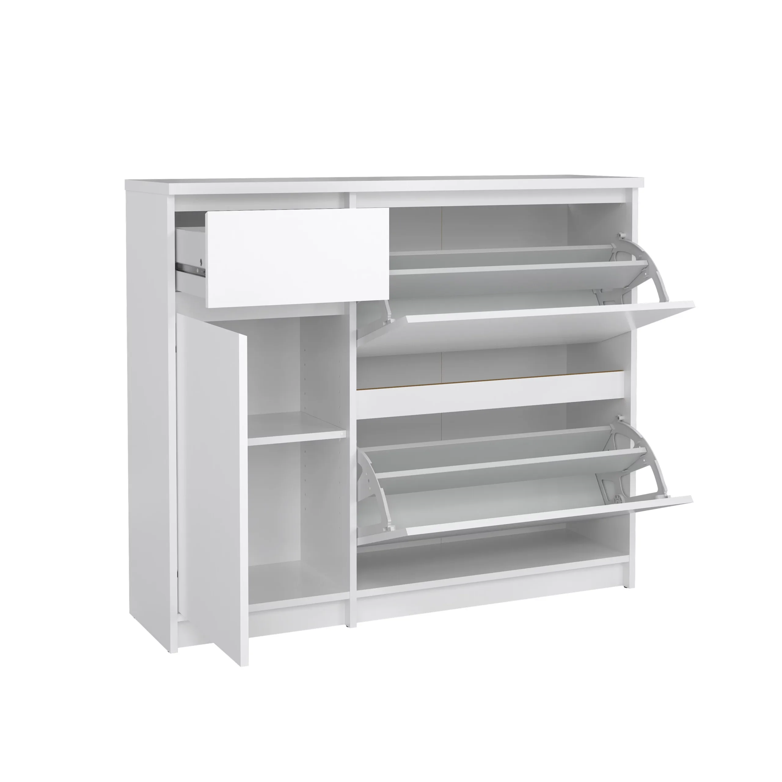 Naia Shoe Cabinet Gw Open United Furniture