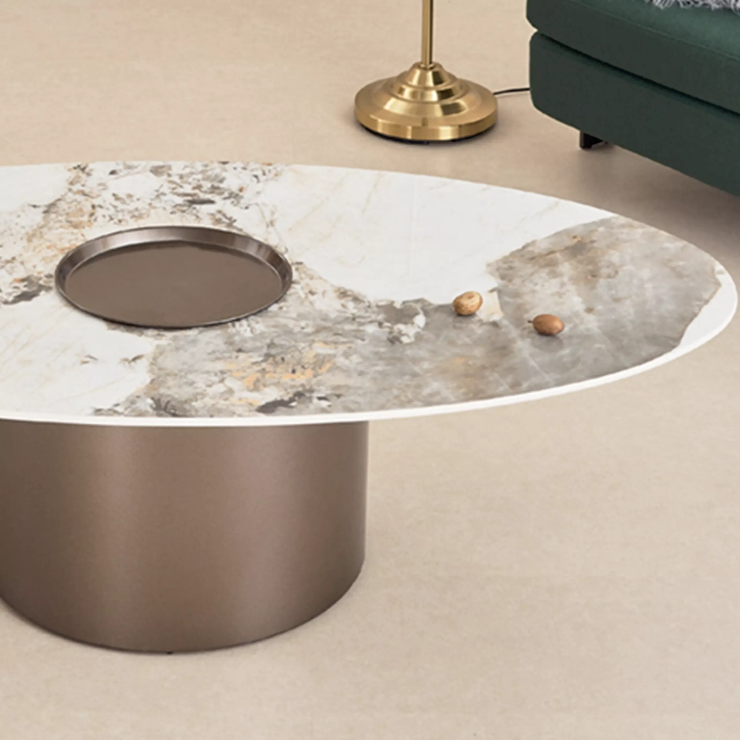 Ripart Oval Coffee Table United Furniture