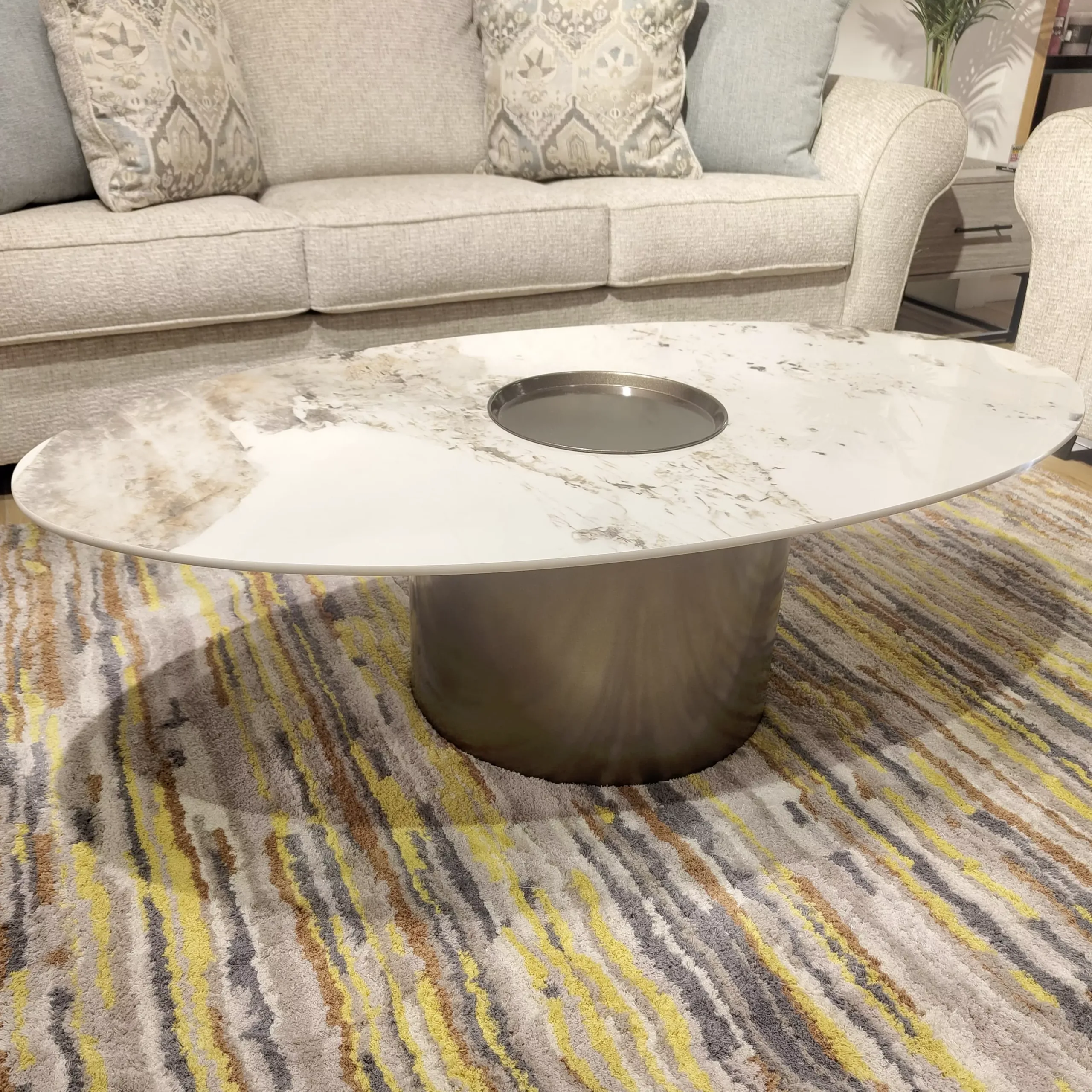 Ripart Oval Coffee Table 3 United Furniture