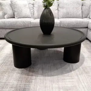 Velas Round Coffee Table - Black