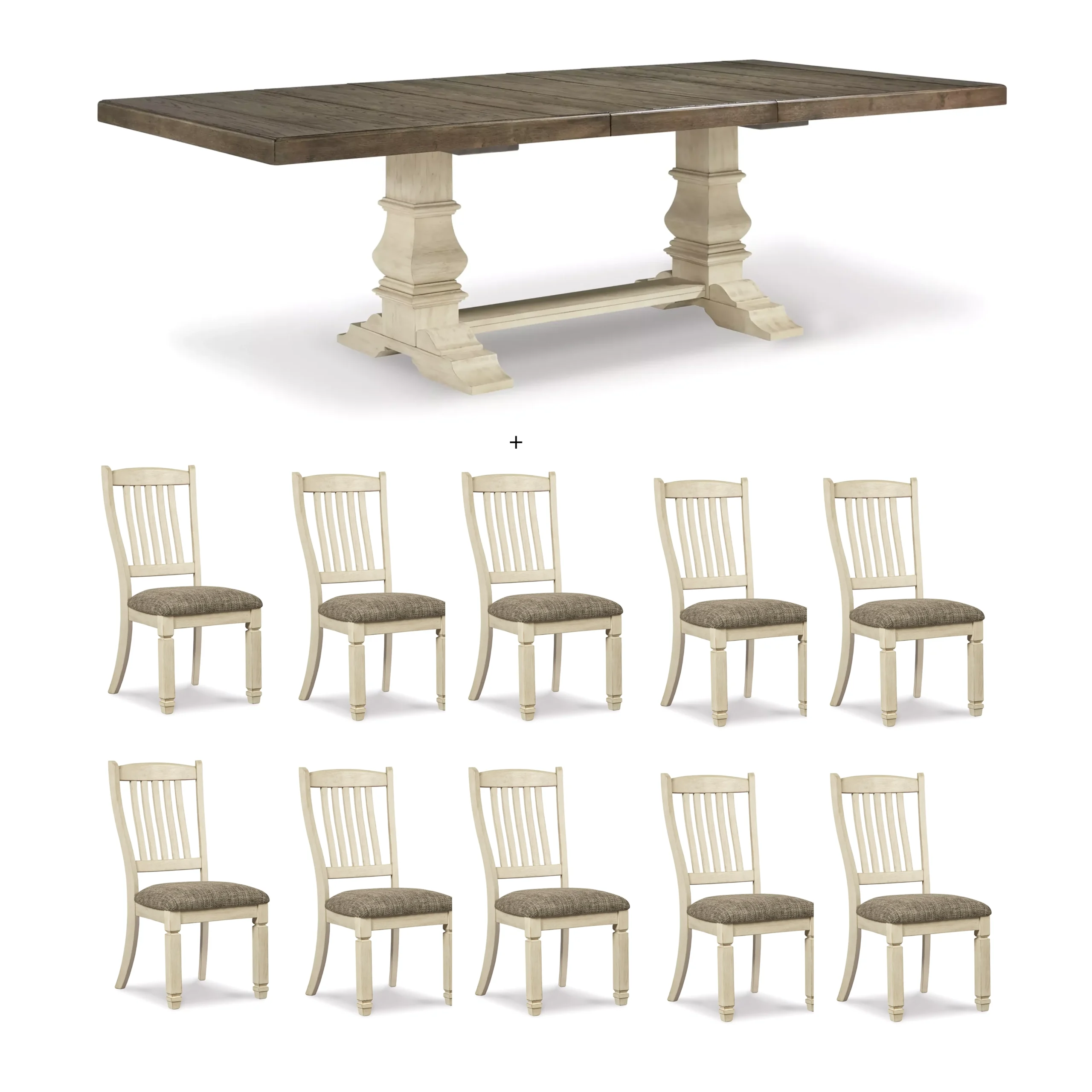 Bolanburg 10seater Dining Set E United Furniture