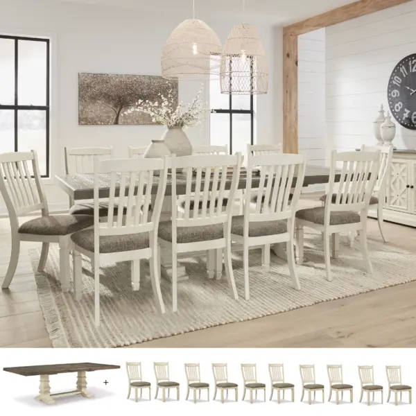 Bolanburg 10-Seater Extendable Dining Set