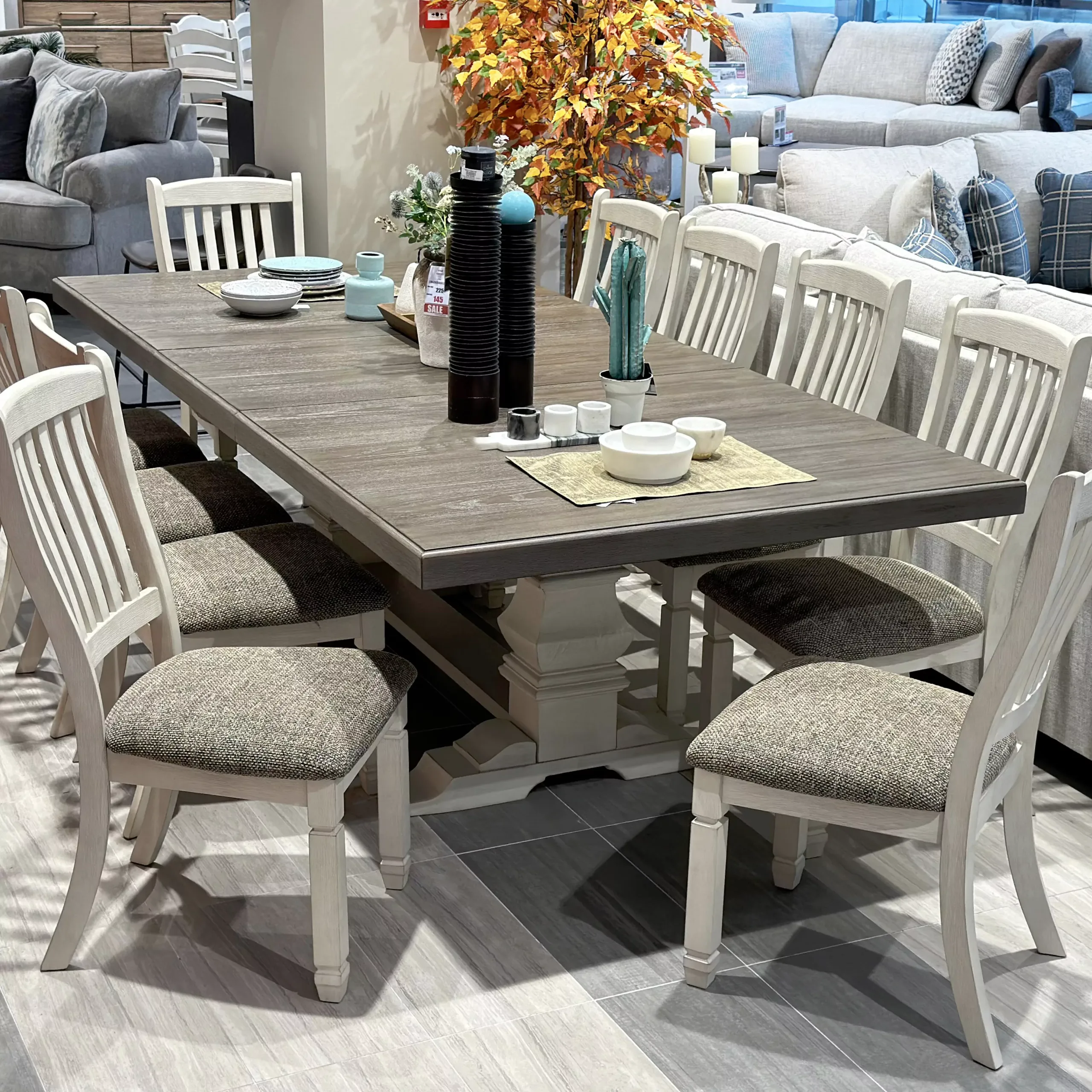 Bolanburg Dining Set 11pcs United Furniture