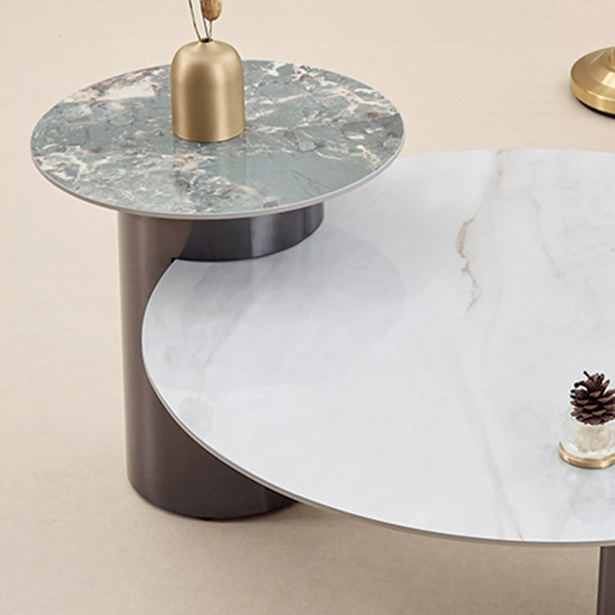 Larios Round Coffee Table 2 United Furniture