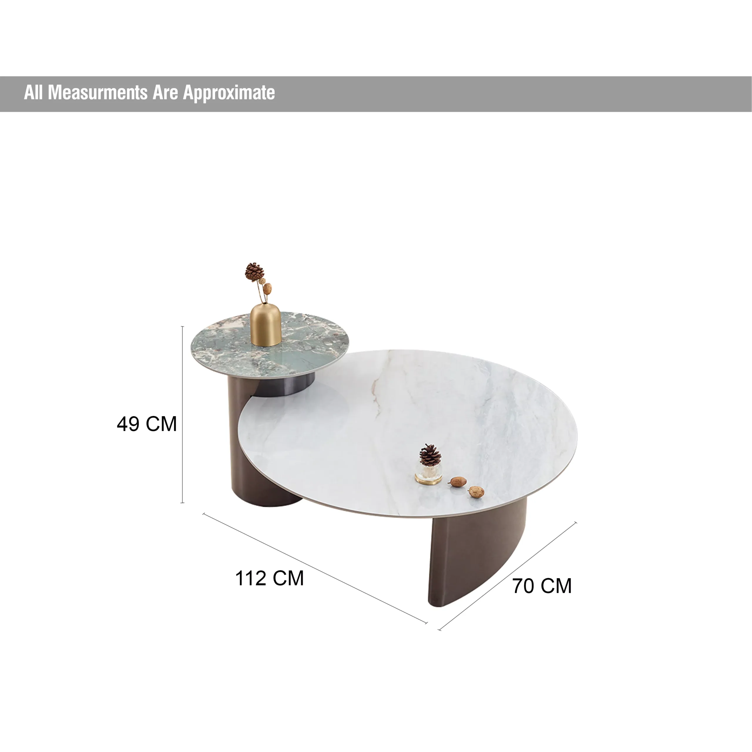 Larios Round Coffee Table Dim United Furniture