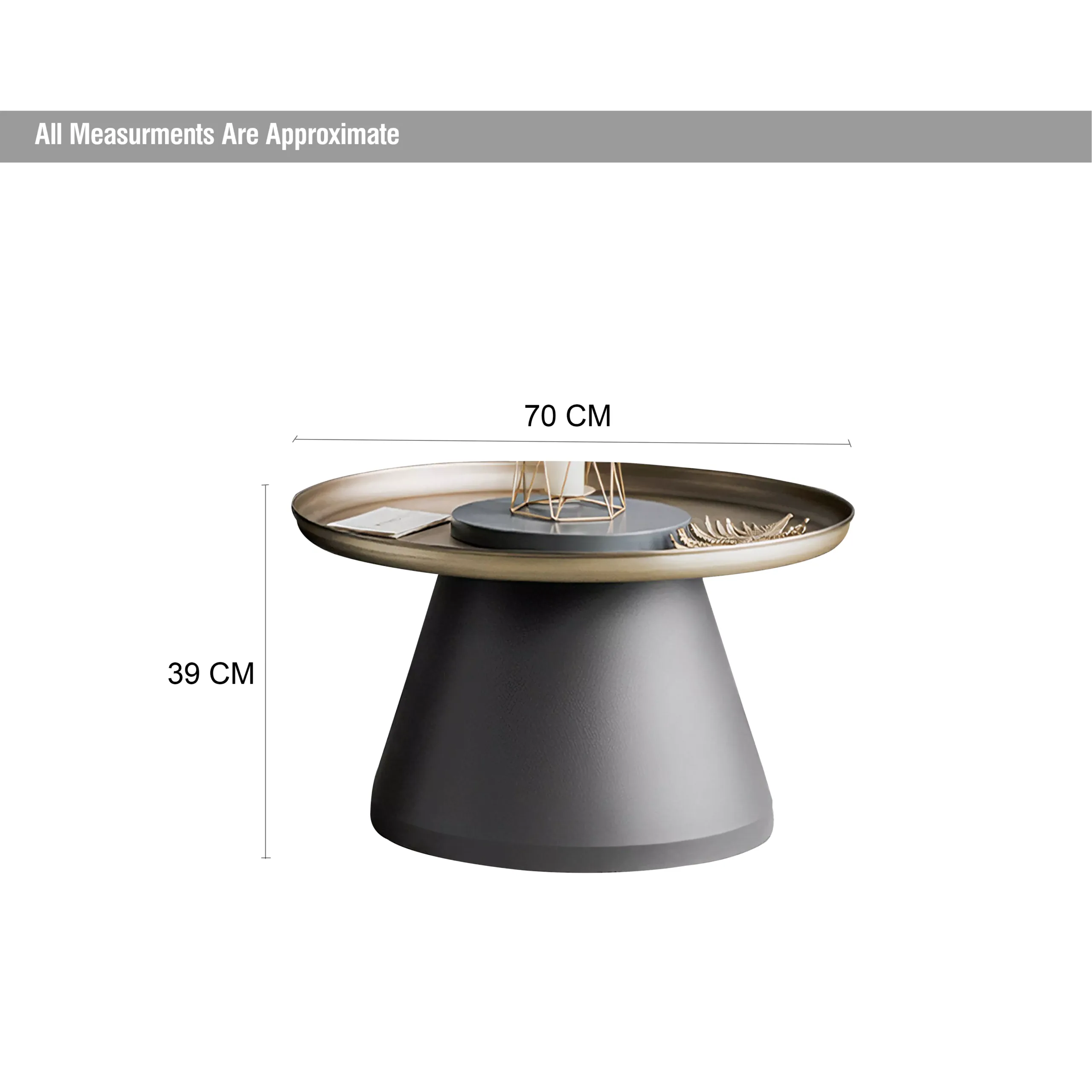 Mattia Round Coffee Table Dim United Furniture