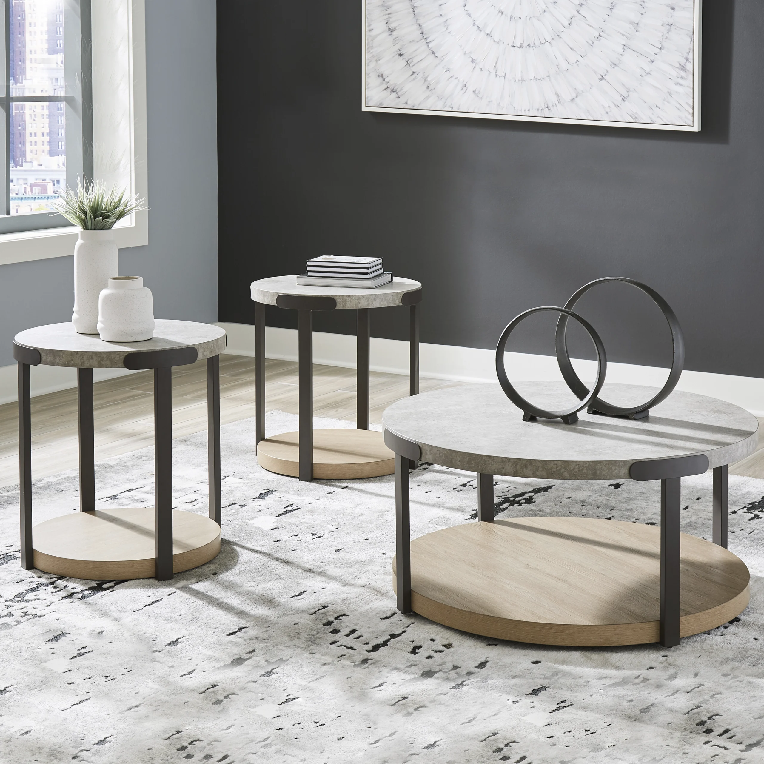 Darthurst Coffee Table Set3 United Furniture