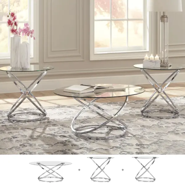 Hollynyx 3 Pcs. Occasional Table Set