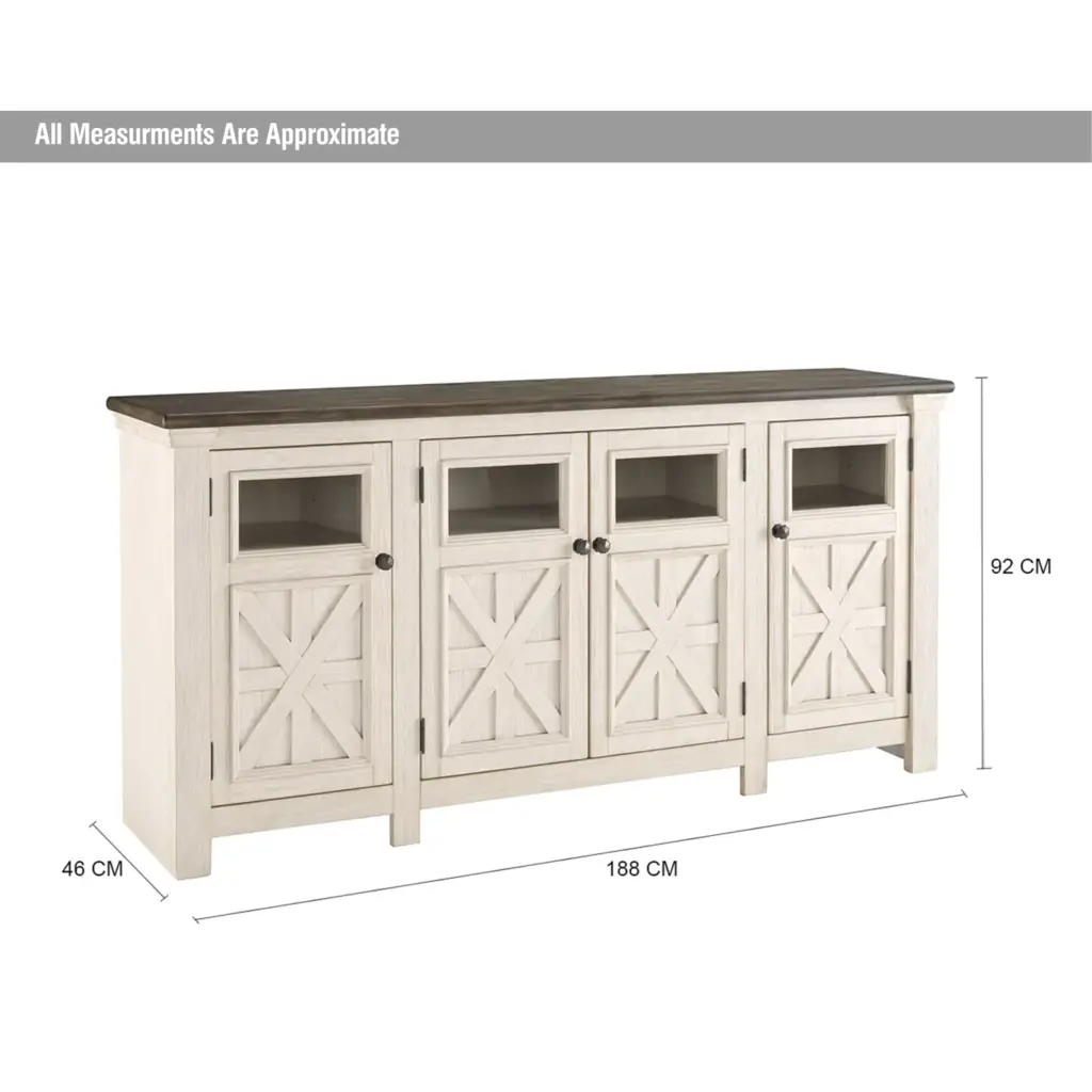 Bolanburg Extra Large Tv Stand Dim United Furniture