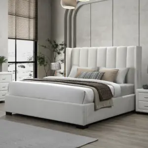 Rubens King Bed - Ivory
