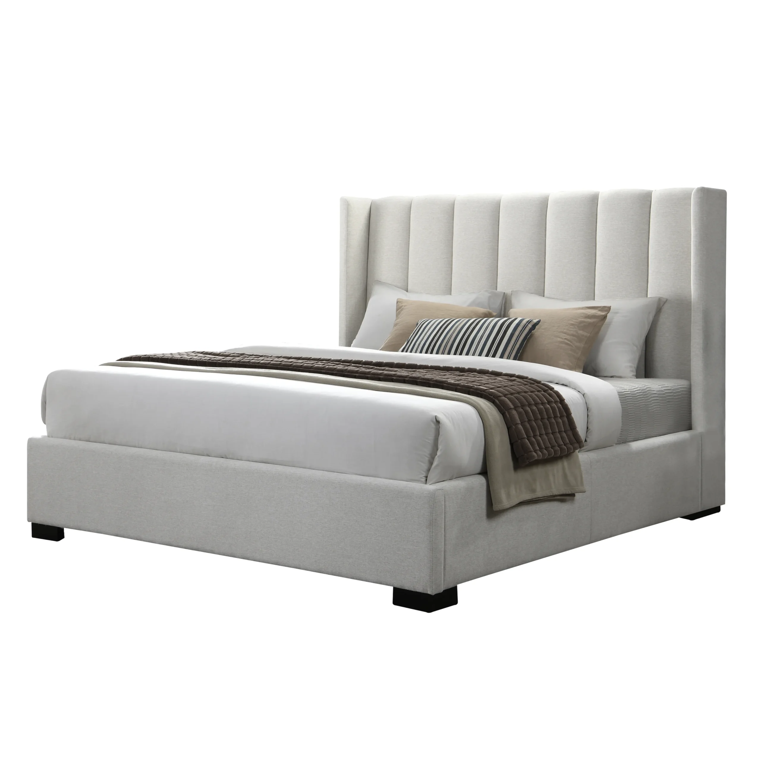 Rubens King Bed Ivory 1 United Furniture