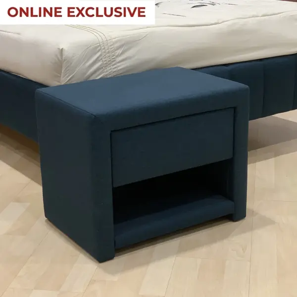 Scandi Night Stand - Navy Blue