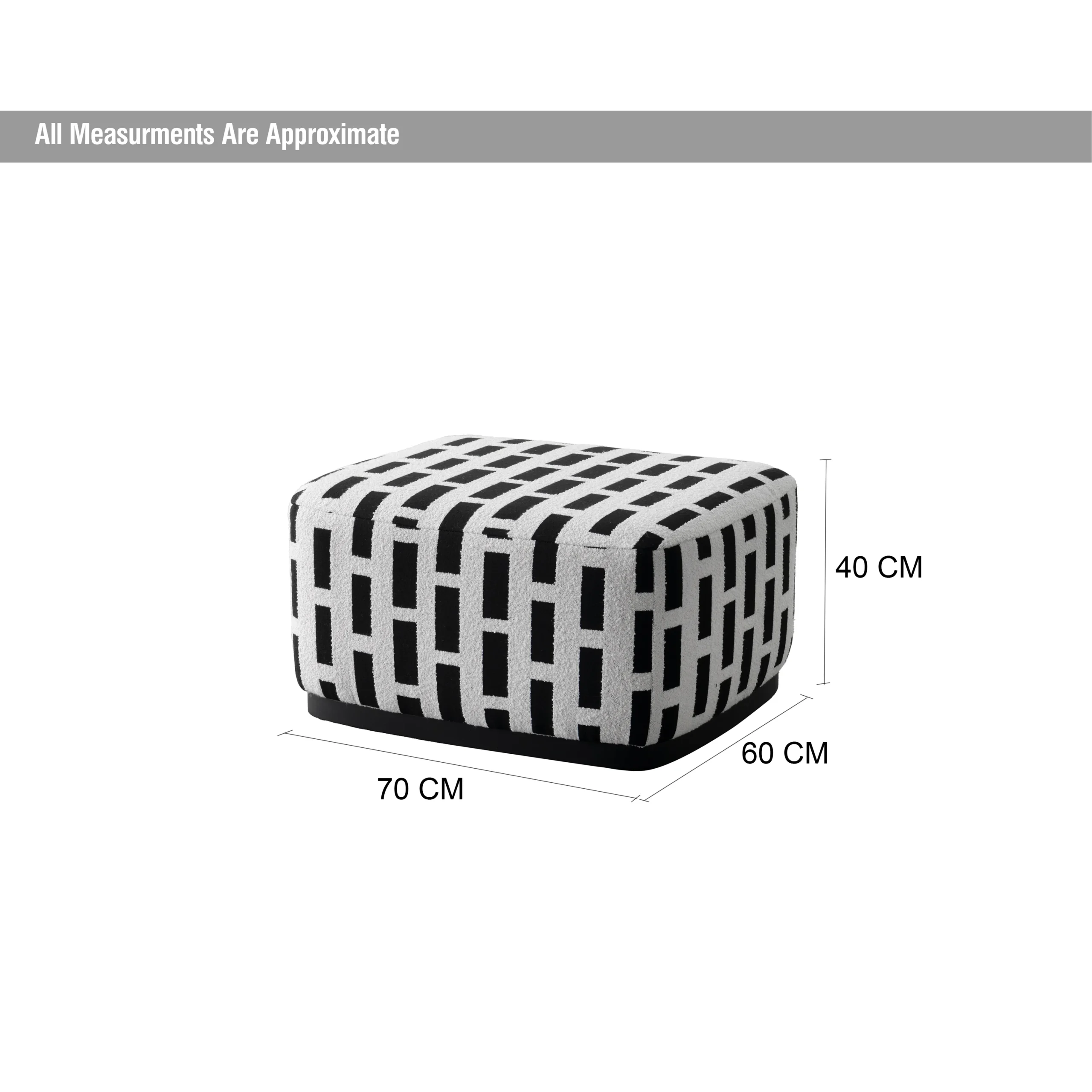 Alin Ottoman Dim United Furniture