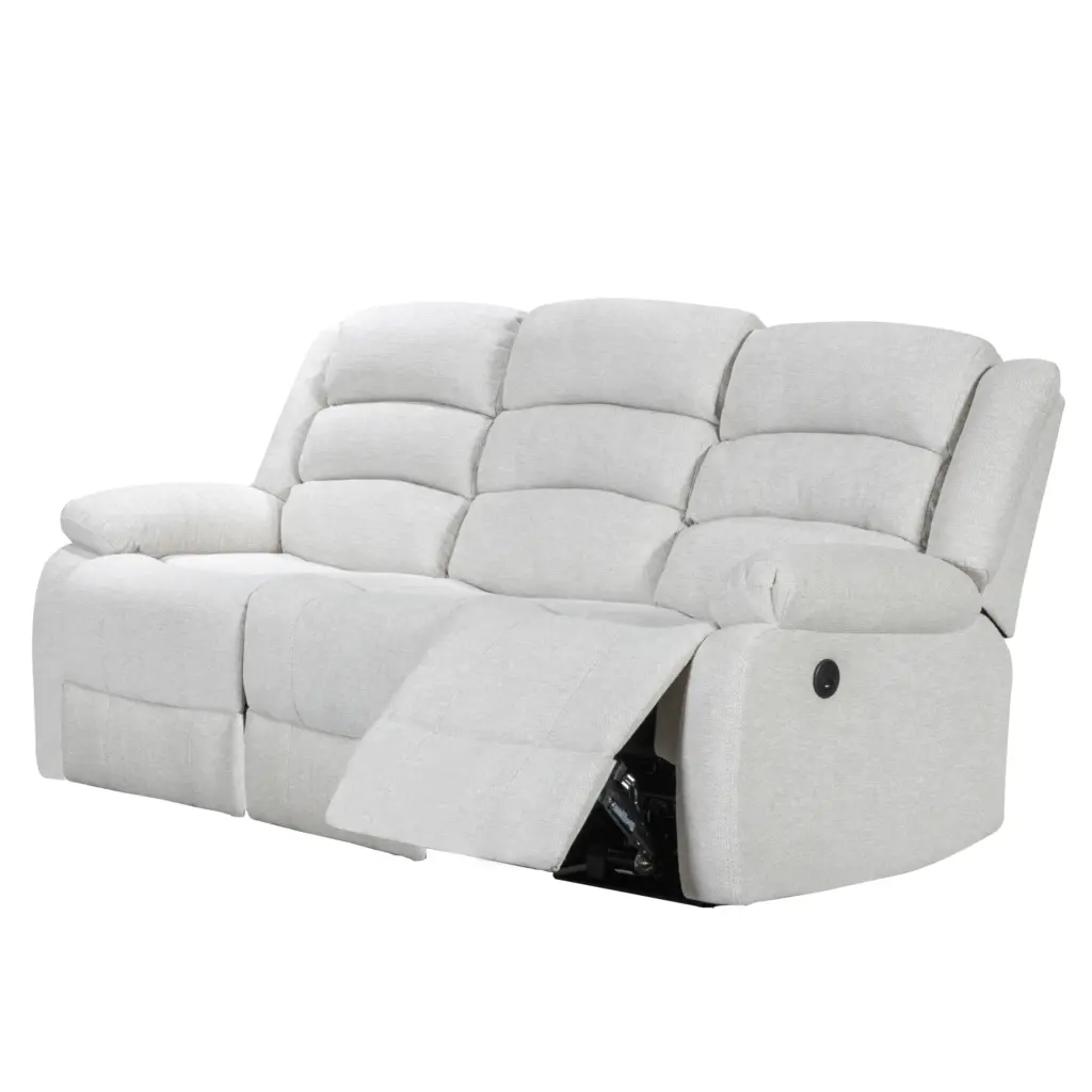 Atlantico Recliner 3seater Beige 1 United Furniture