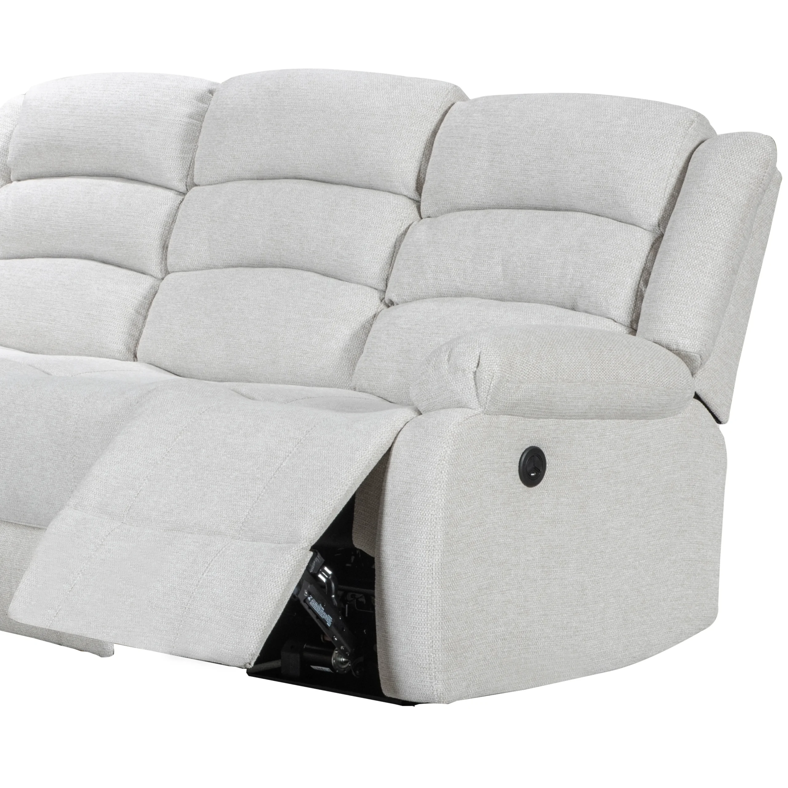 Atlantico Recliner 3seater Beige 2 United Furniture