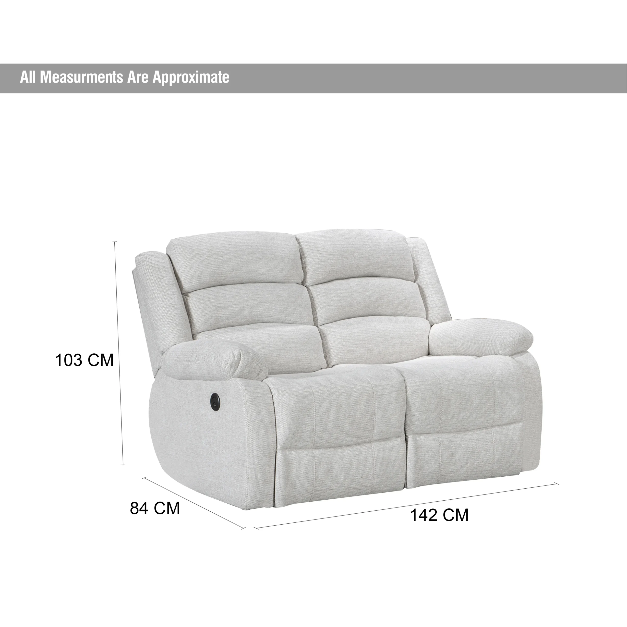 Atlantico Recliner Beige Dim United Furniture