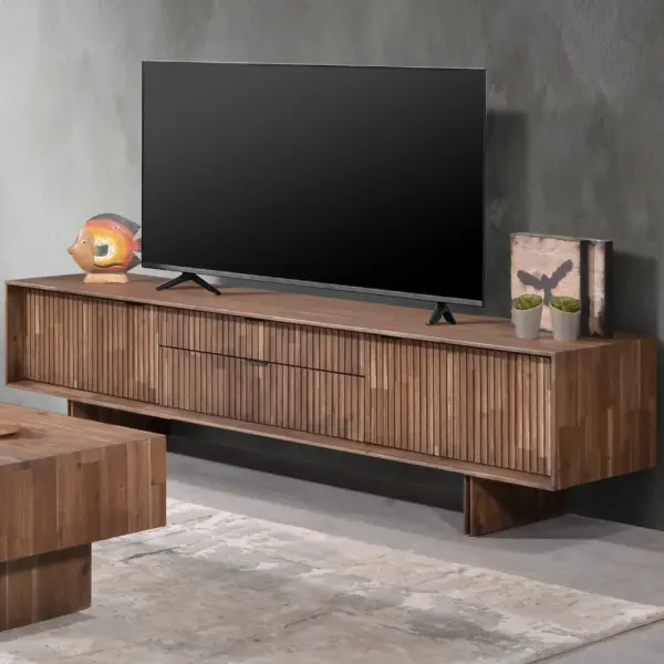 Daz TV Cabinet - Natural Brown