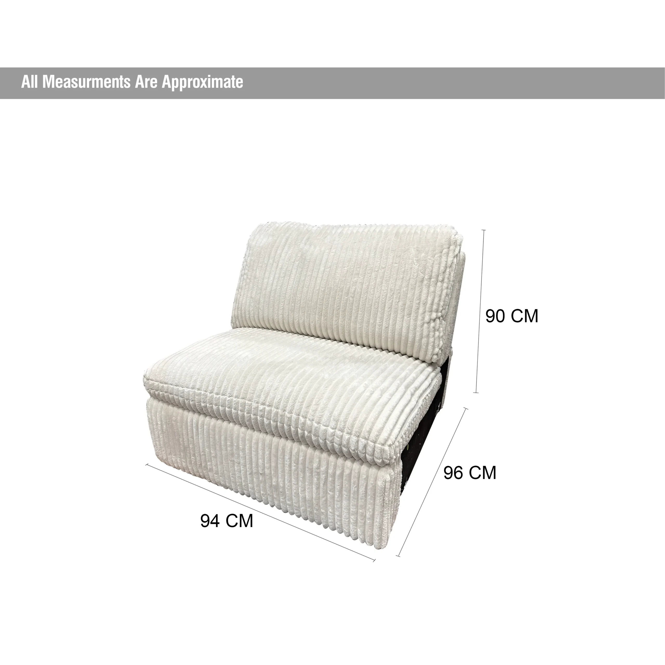 Hester Armless Chair Dim United Furniture