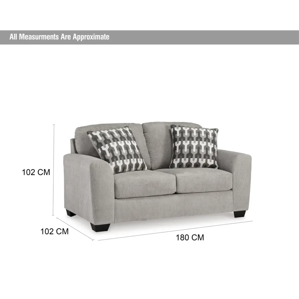 Avenal 2seater Dim United Furniture