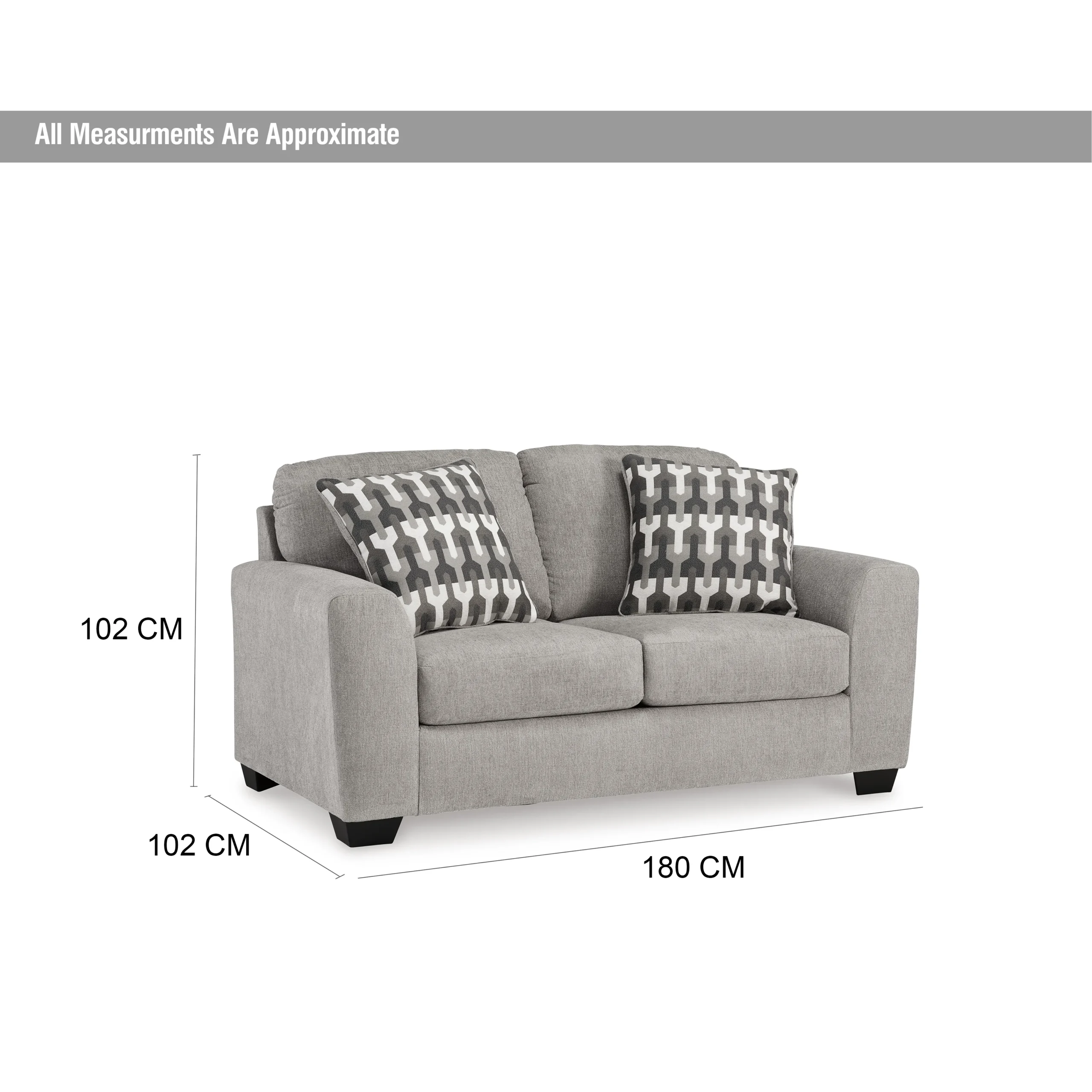 Avenal 2seater Dim United Furniture