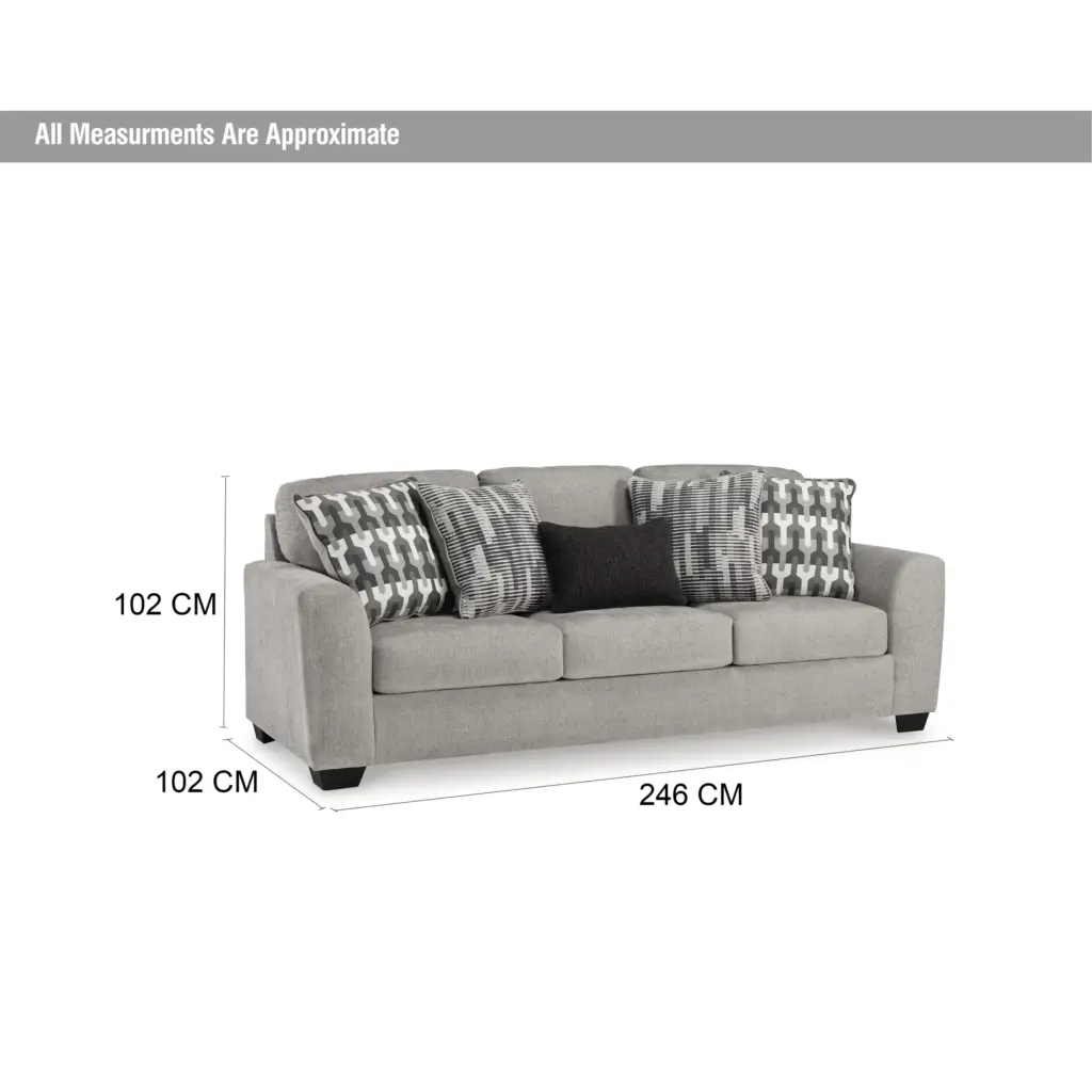 Avenal 3seater Dim United Furniture