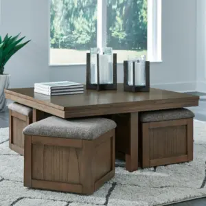 Boardernest Coffee Table with 4 Stools
