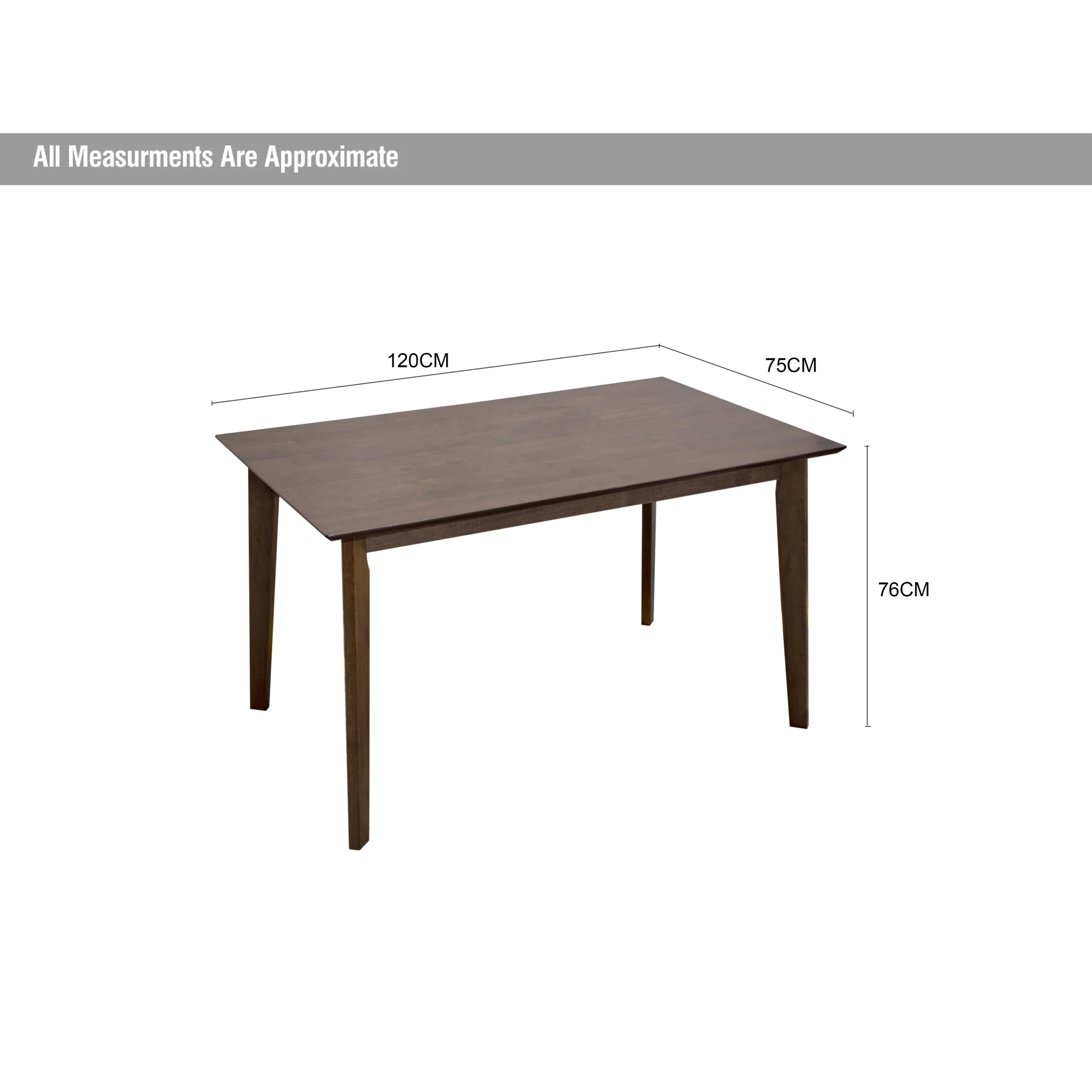 Fasano 4seater Dining Table Dia United Furniture