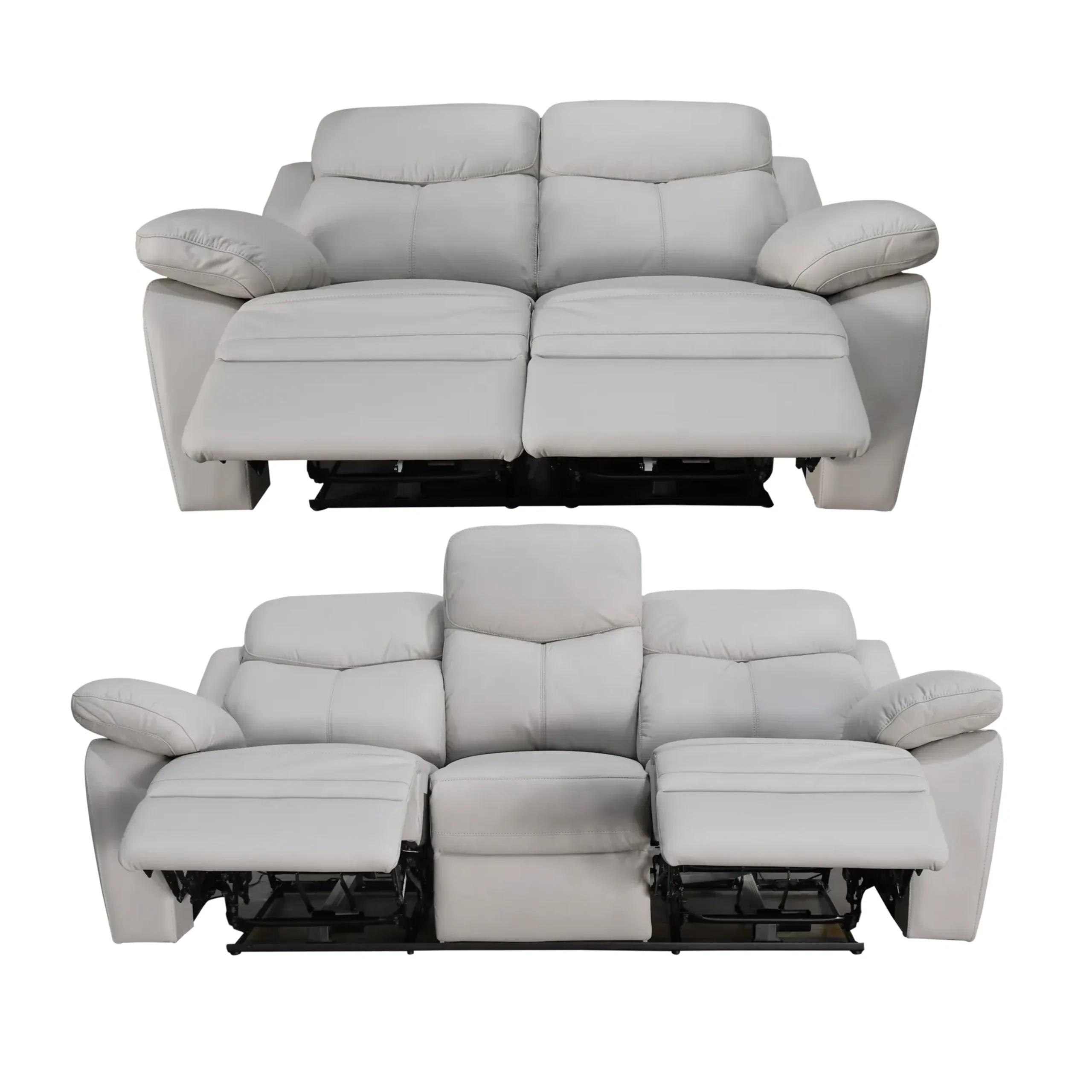 Kadoma Recliner Sofa Set Light Grey A United Furniture
