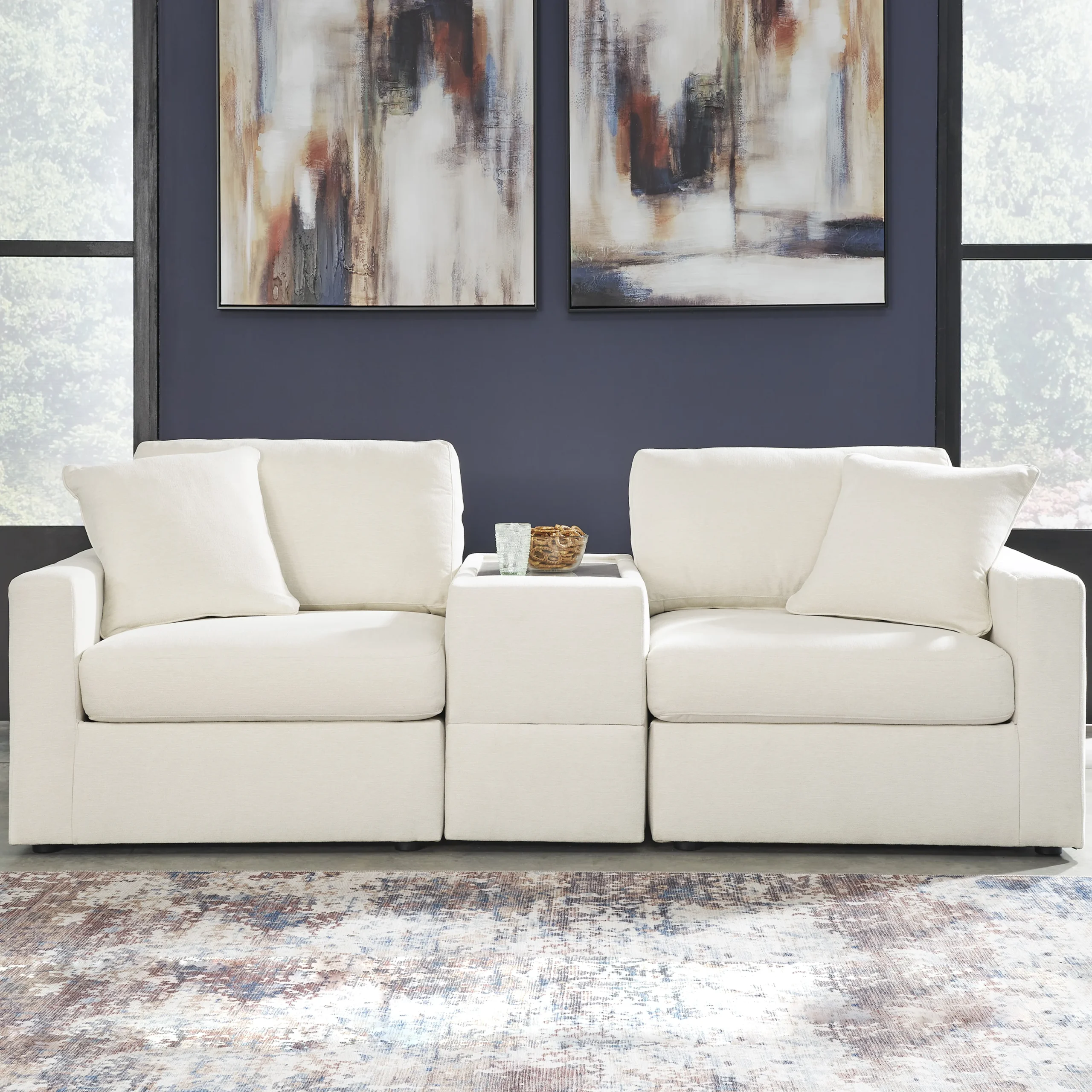 Modmax2seater Sofa Console United Furniture