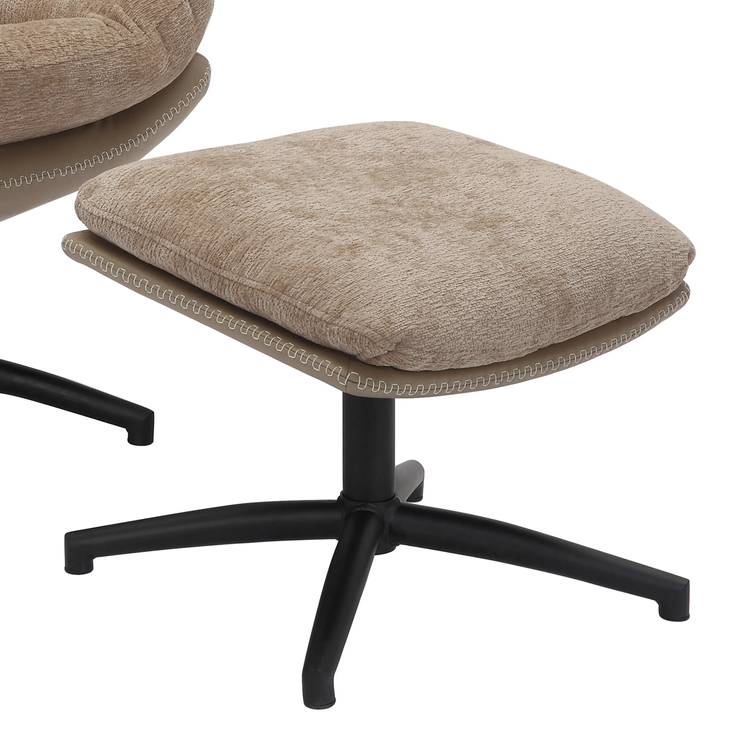 Howell Swivel Accent Chair Beige Swatch A United Furniture