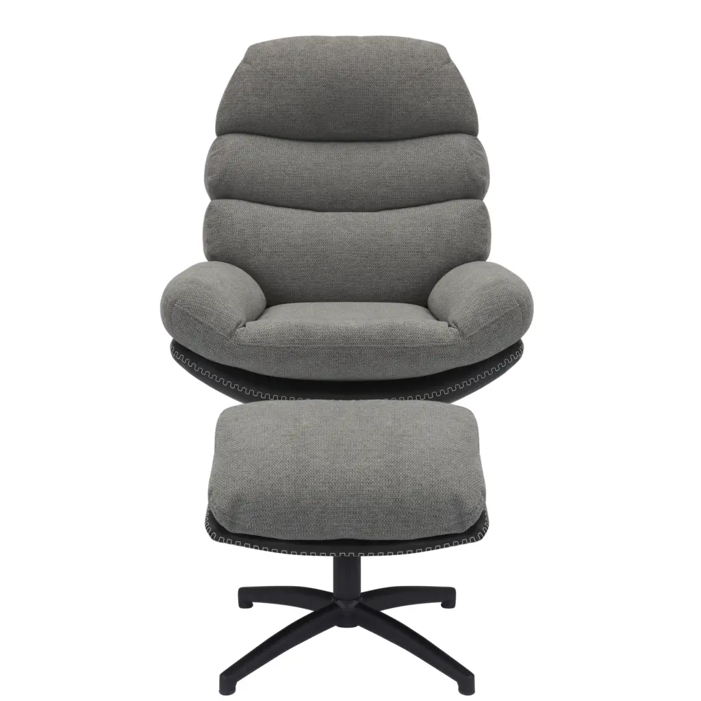 Howell Swivel Accent Chair Grey Front United Furniture
