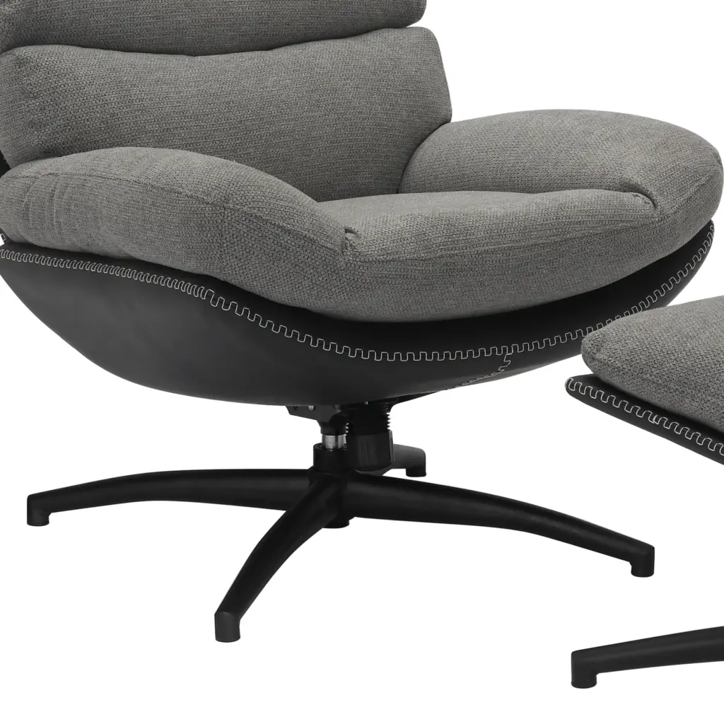 Howell Swivel Accent Chair Grey Swatch United Furniture