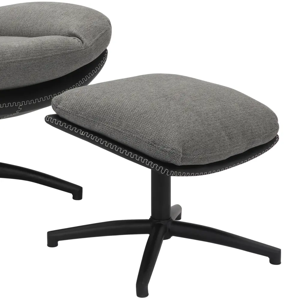 Howell Swivel Accent Chair Grey Swatch A United Furniture