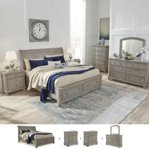 Lettner 5 Pcs.King Bedroom Set