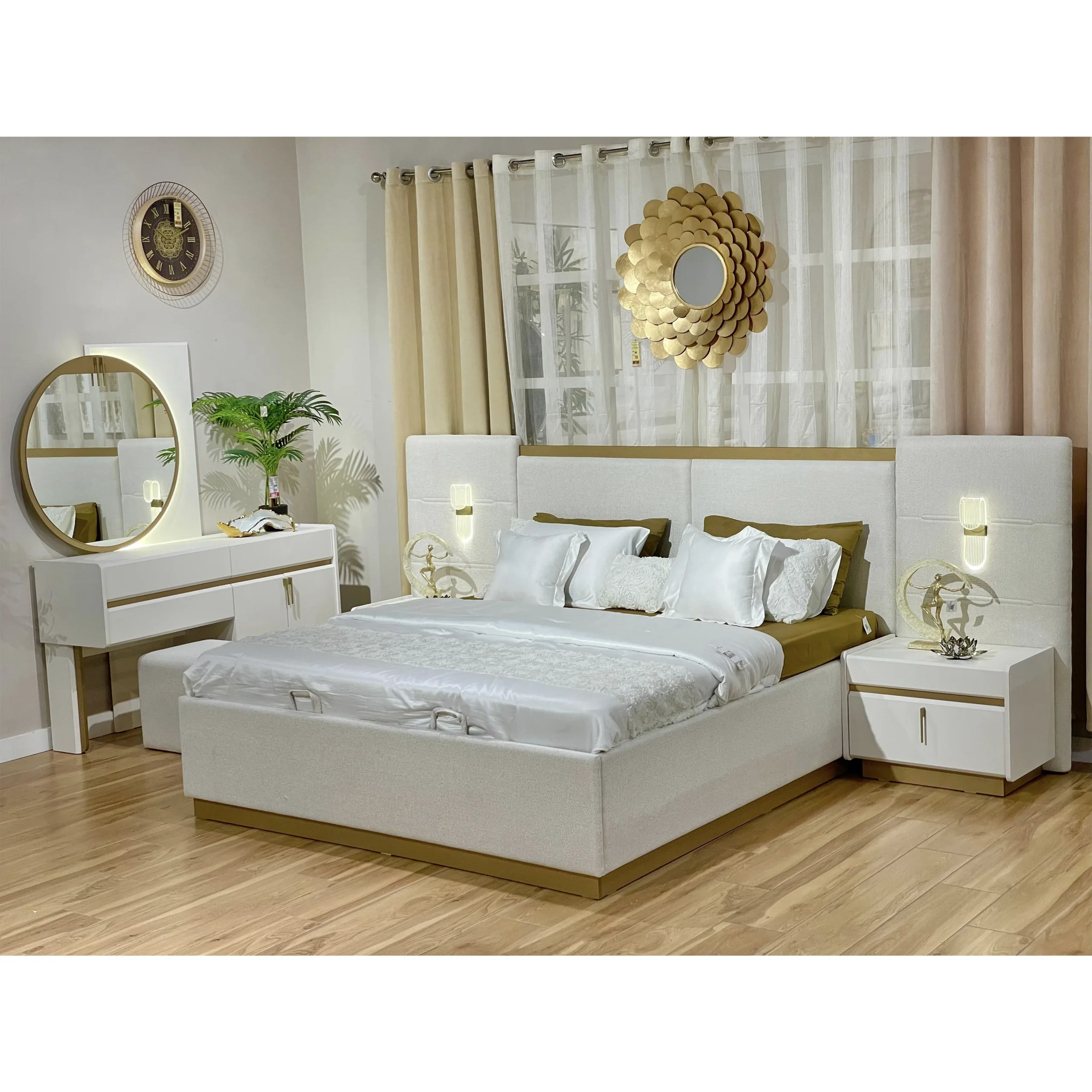 Loren King Bed Roomset 1 United Furniture