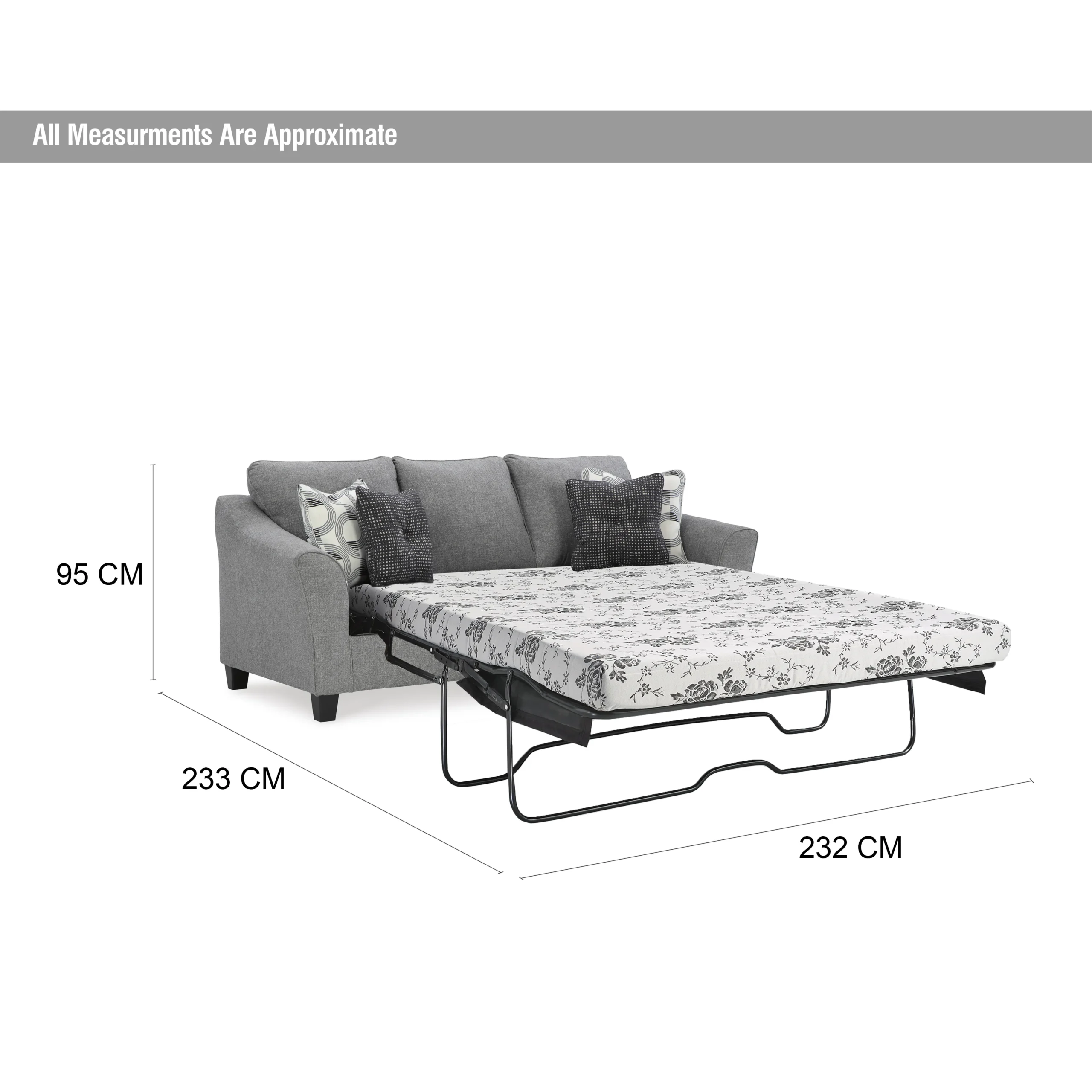 Mathonia Sofa Sleeper Dim 1 United Furniture