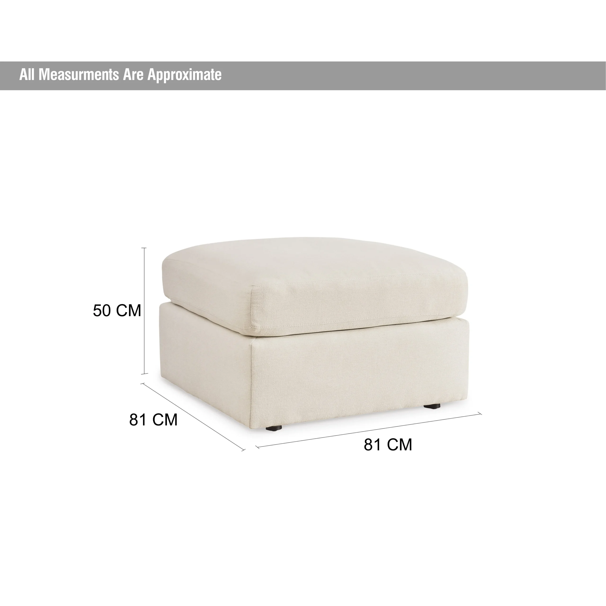 Modmax Oversized Ottoman Dim United Furniture