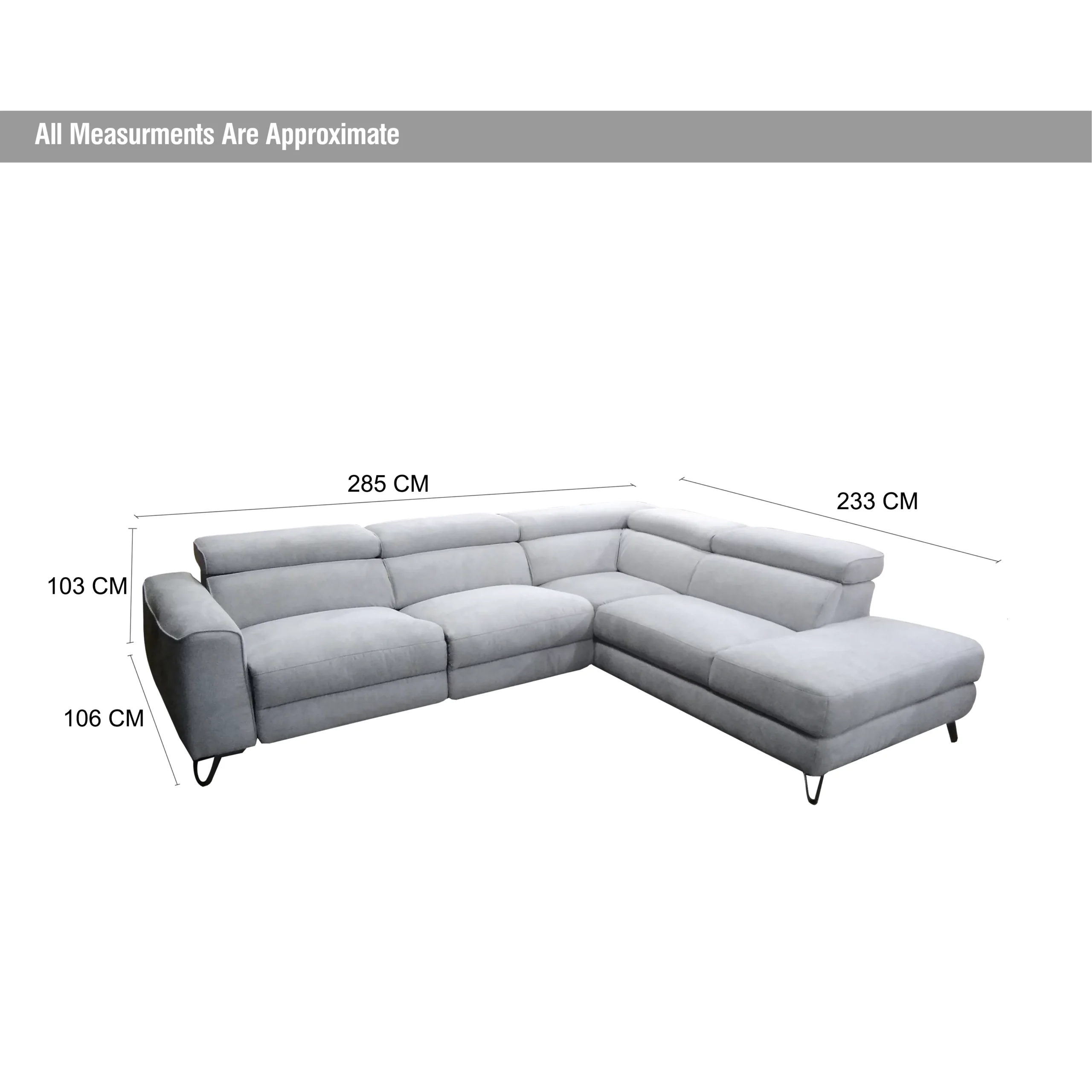 Theron Left Corner Sofa Dim United Furniture