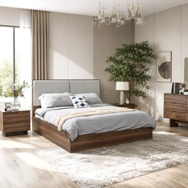 Tooks King Bed (With Hydraulic Storage)