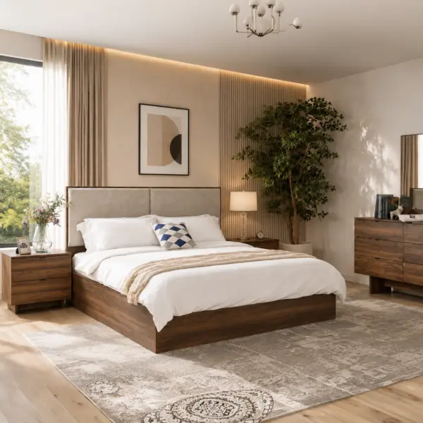 Tooks Queen Bed (With Hydraulic Storage)