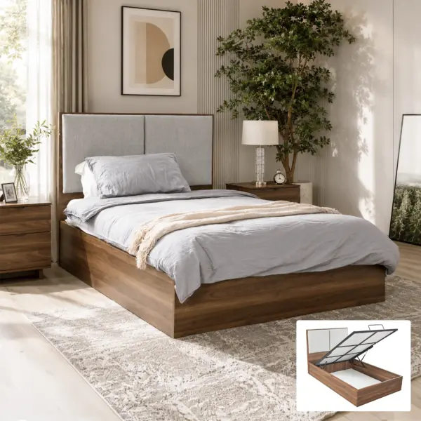 Tooks Single Bed (With Hydraulic Storage)