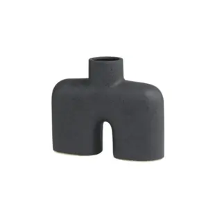 Novogratz Black Ceramic Abstract  (11733)