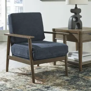 Bixler Showood Accent Chair - Navy