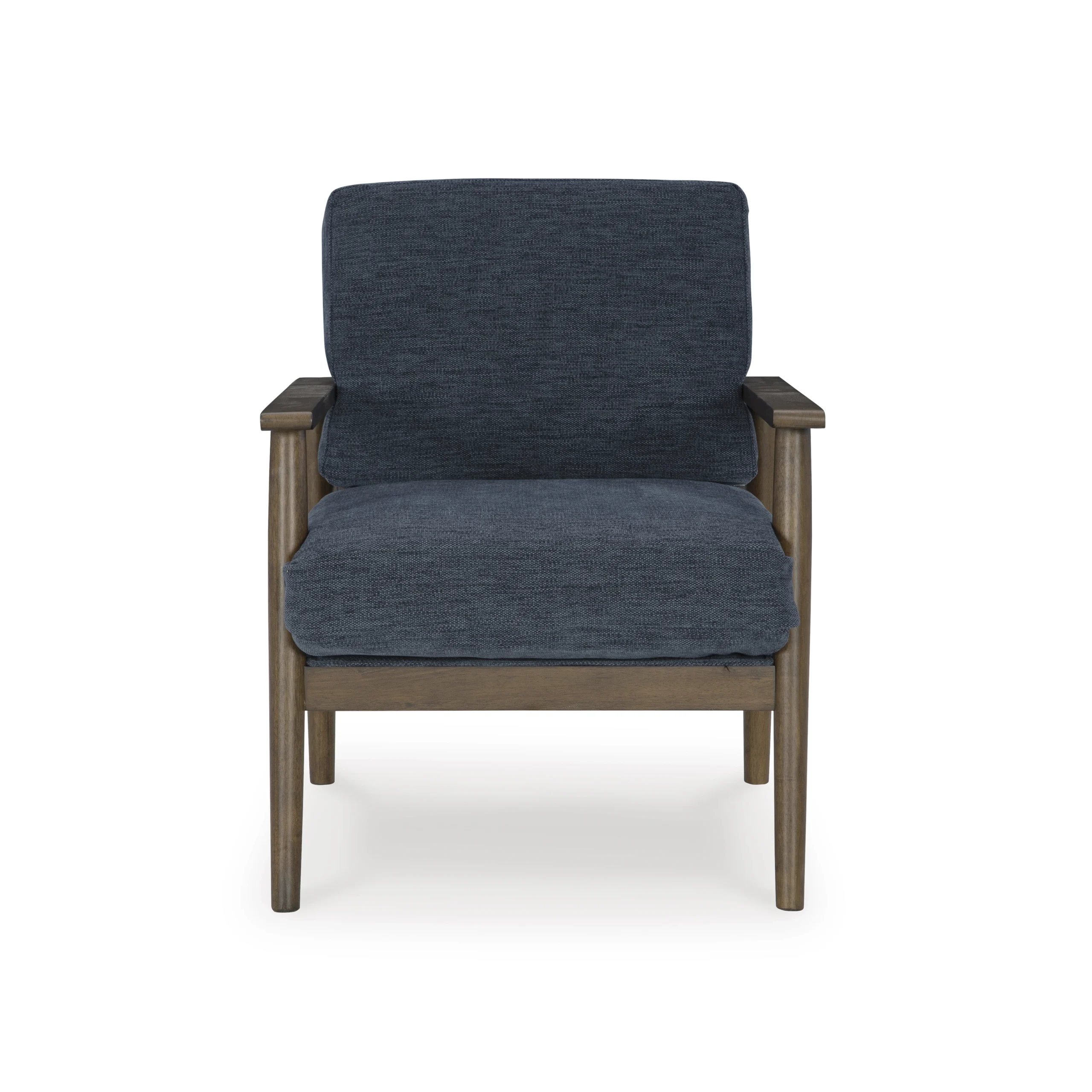 Bixler Accent Chair Navy Front United Furniture