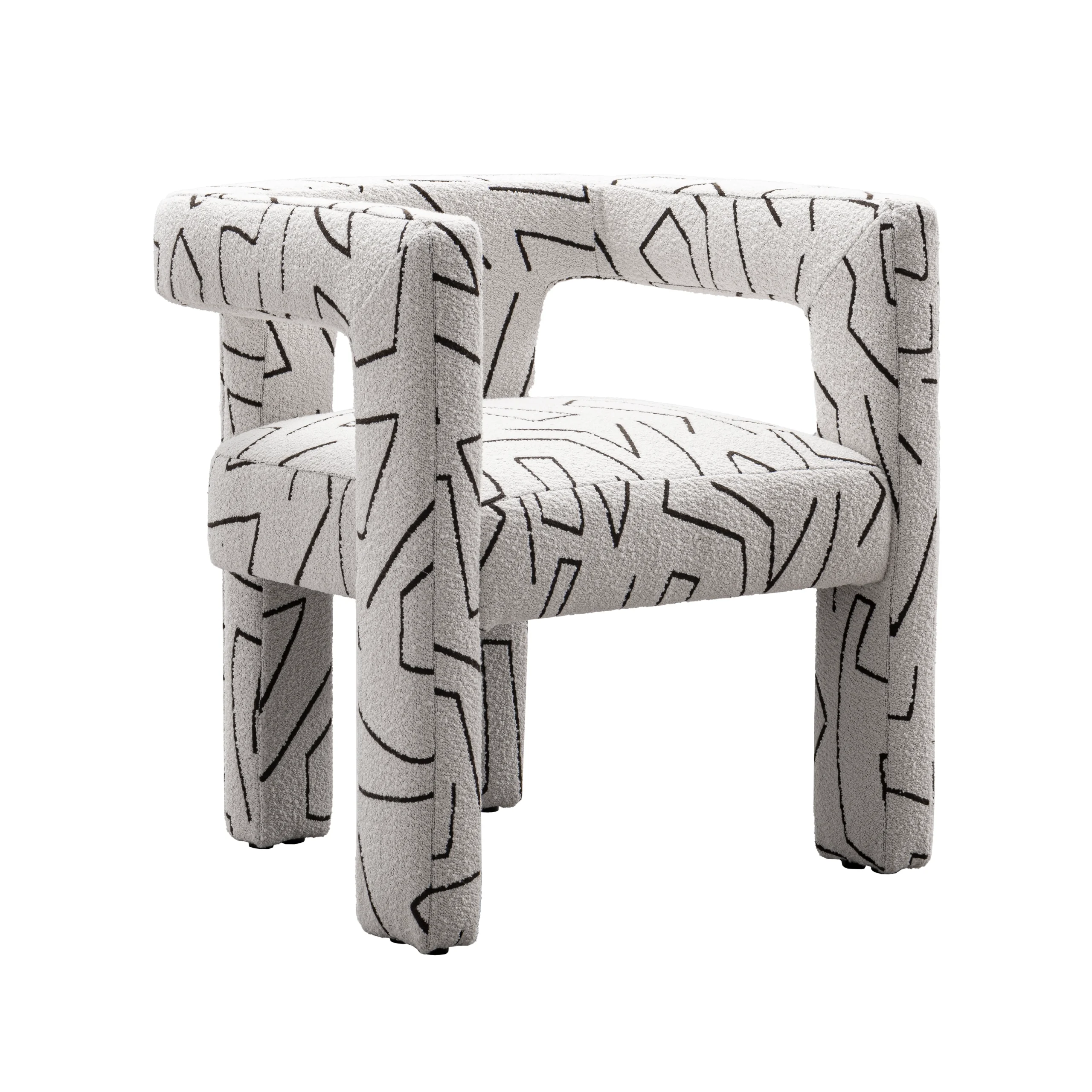 Jodie Accent Chair White United Furniture